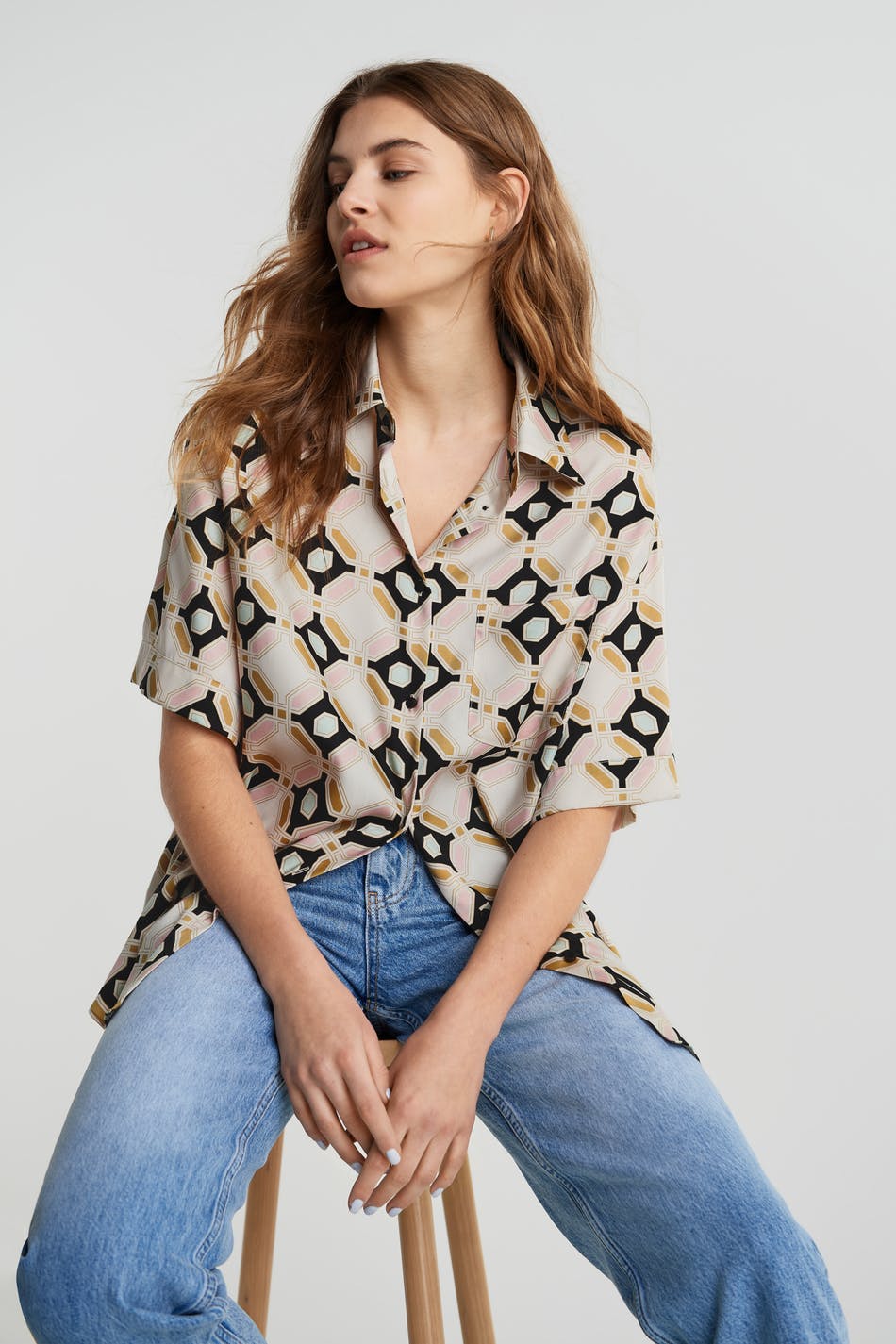 Malou satin shirt