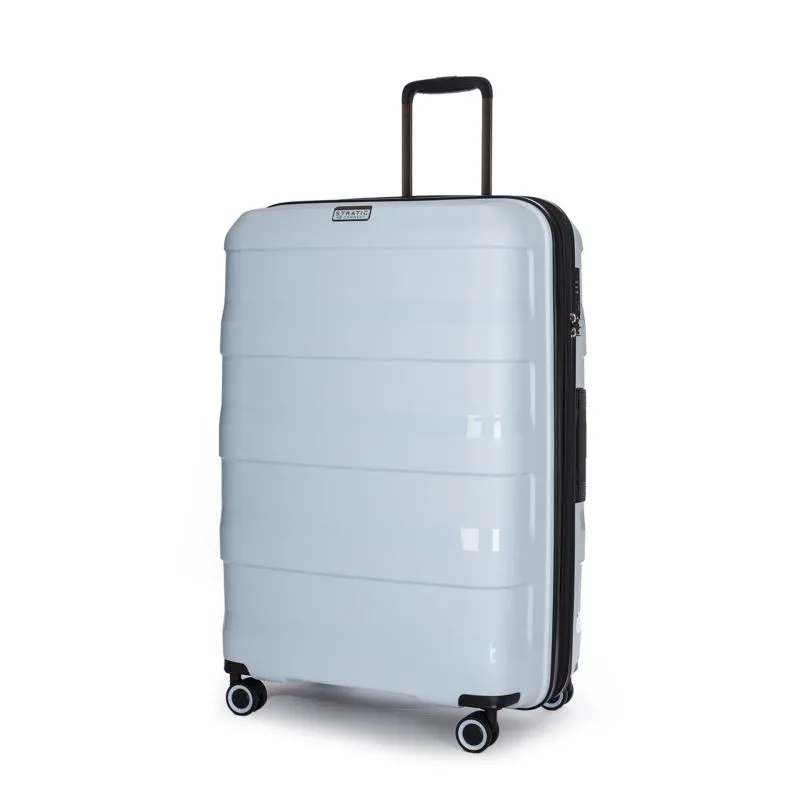 Stratic Straw + - Hartschalen Koffer L (75 cm) - pastel blue