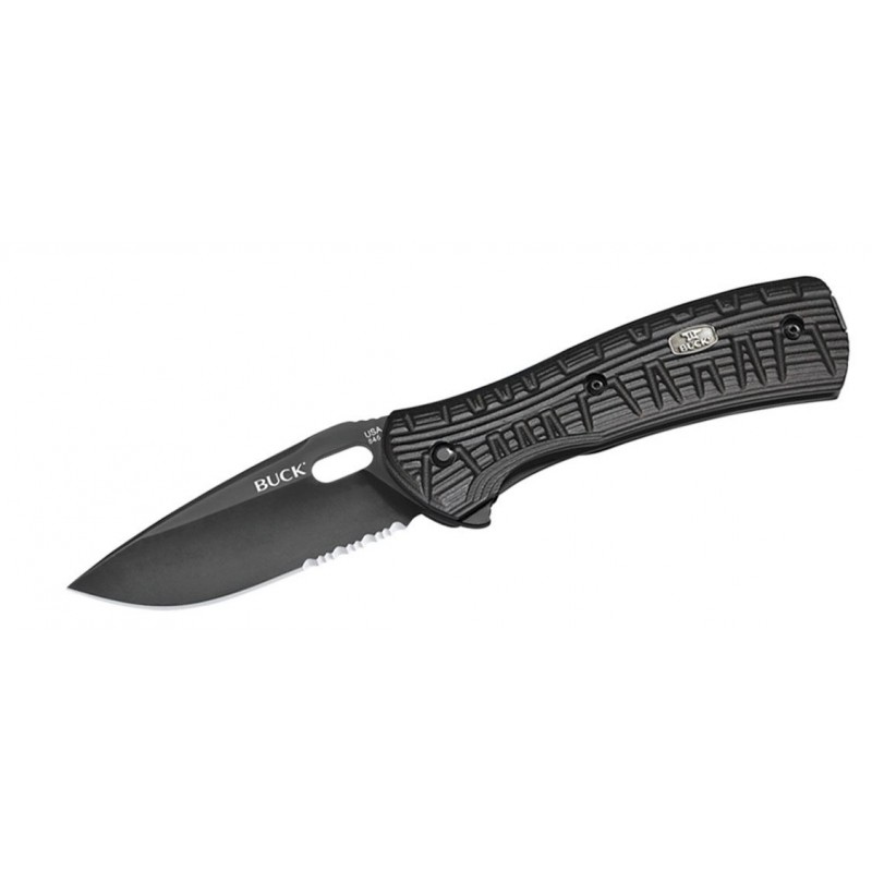 Buck 846BKX Vantage Force Avid Total schwarzes Messer, Jägermesser