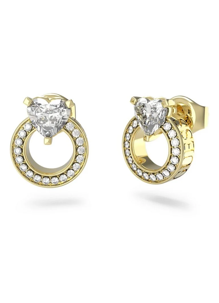 GUESS Crystal Stud Earrings JUBE04664JWYGT-U