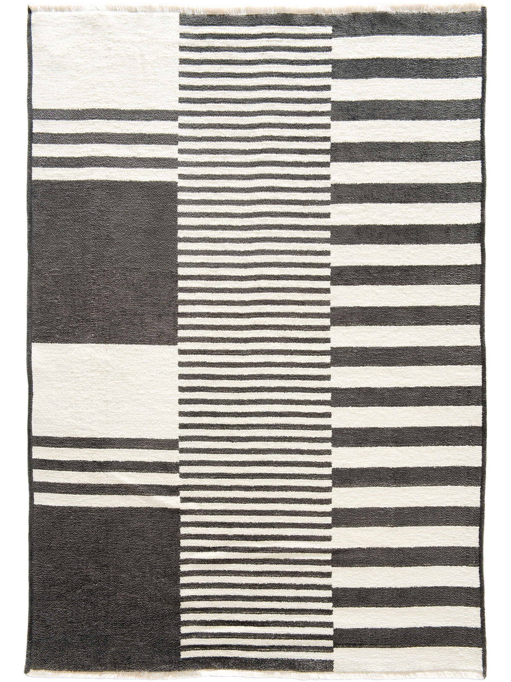 Raya Moderner Teppich, Silber
