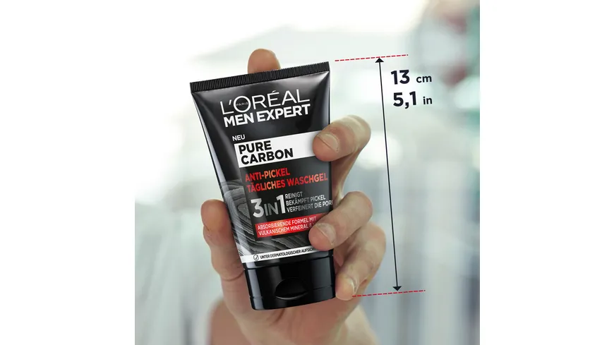 L'oréal Men Expert Waschgel PURE CARBON 100 ml