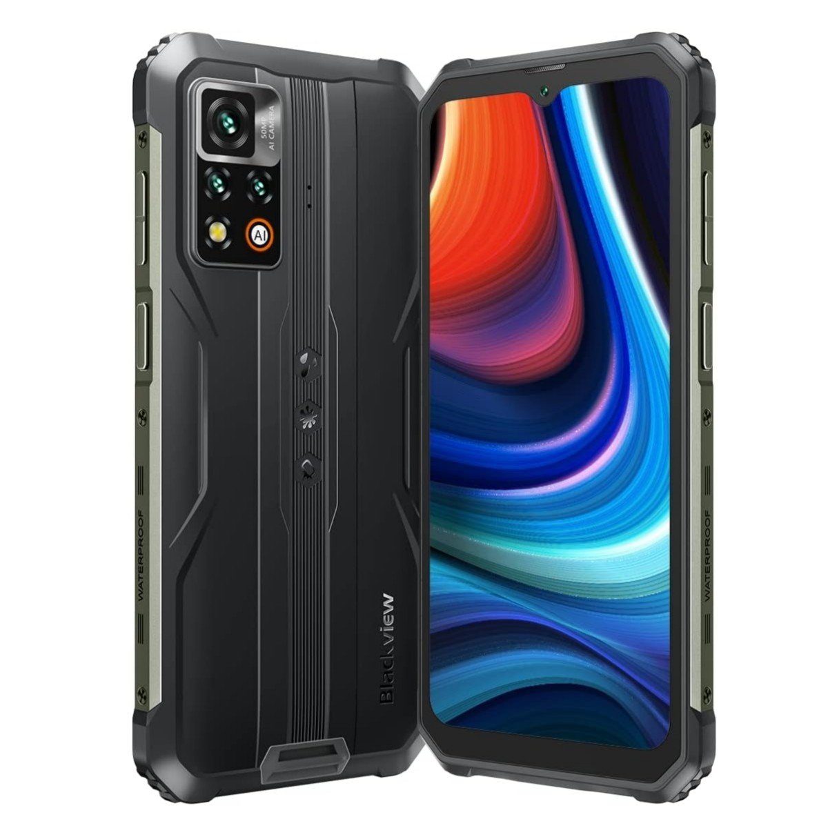 blackview BV9200 Smartphone (6,6 Zoll, 256 GB Speicherplatz, 50 MP Kamera, Outdoor)