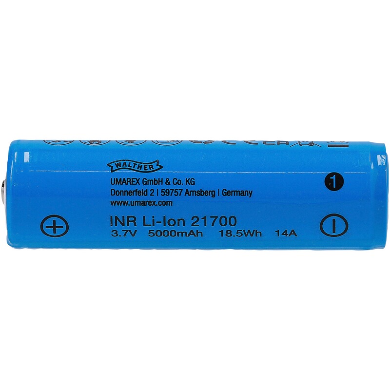 Walther Akku 21700 Li-Ion 37V 5000 mAh