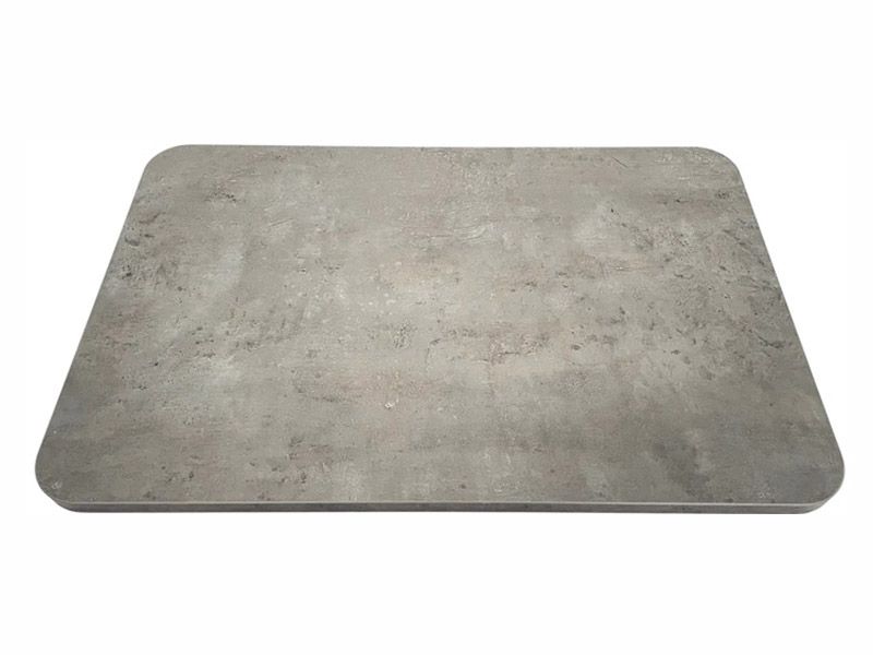 90 x 58 cm Betonoptik Tischplatte