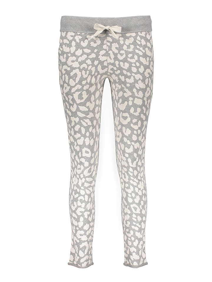 Juvia Sweathose in Grau/ Creme günstig kaufen