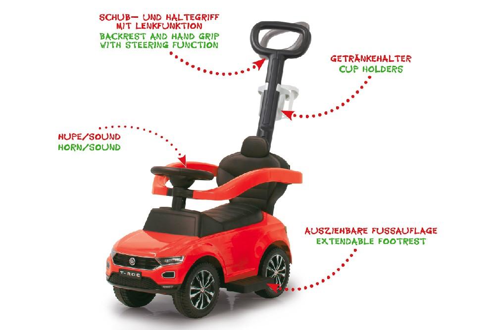 Jamara e.K. JAMARA Rutscher VW T-Roc 3in1 rot