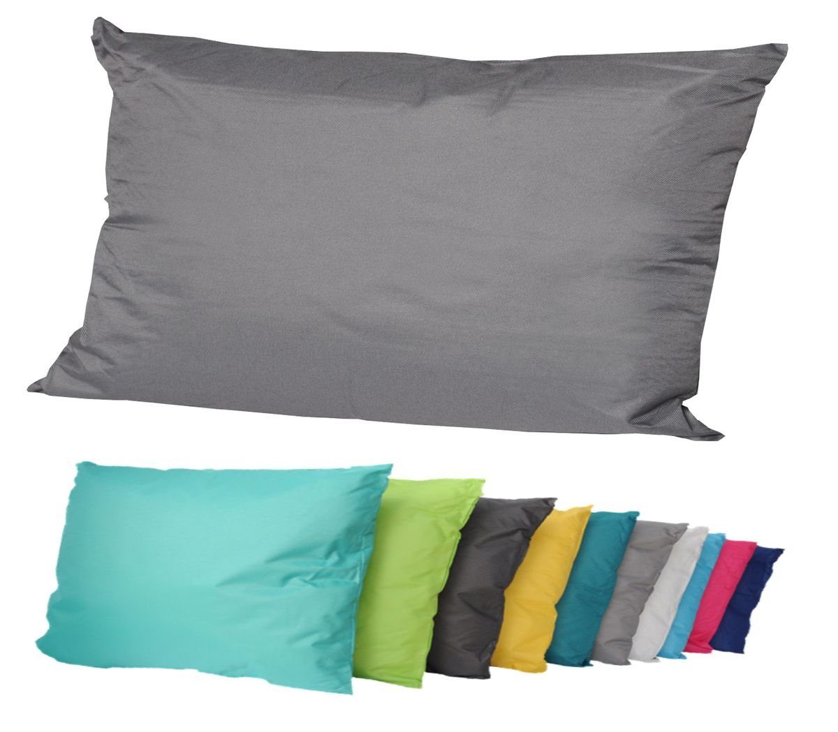 JACK Dekokissen Outdoor Lounge XL Kissen 40x60cm Dekokissen inkl. Füllung Wasserfest, mit Lotus-Effekt, Robust, Strapazierfähig, für Innen & Außen geeignet
