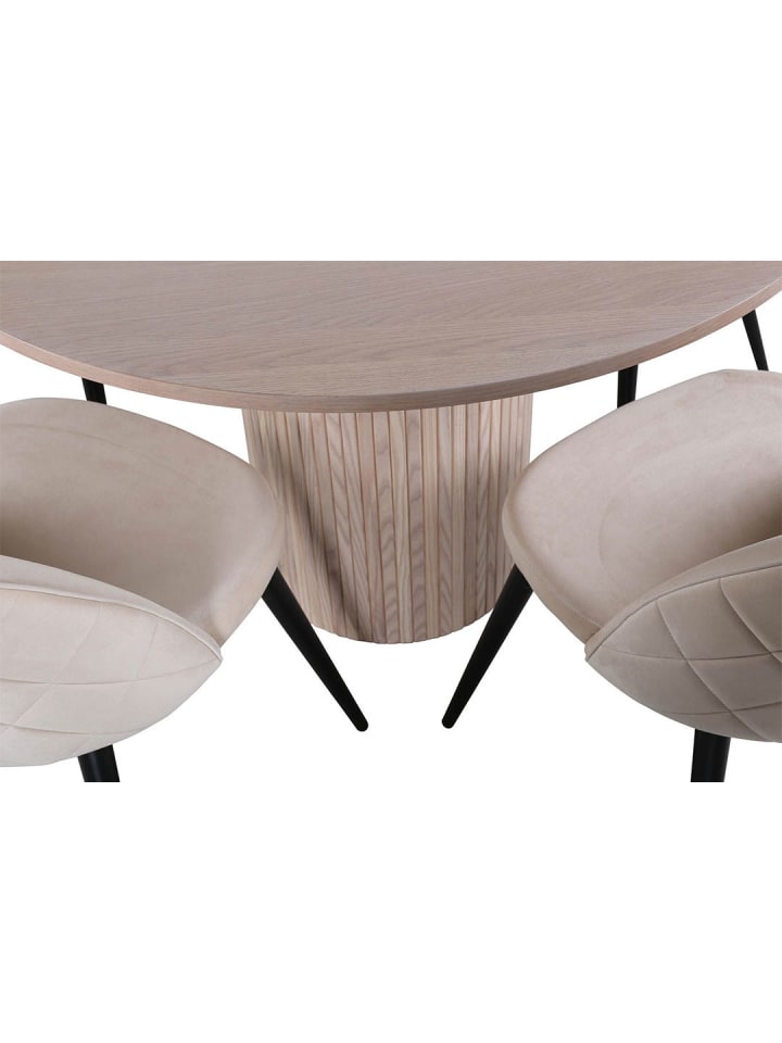 ebuy24 Essgruppe Bianca 38 (5-teilig) Beige 110 x 110 cm günstig kaufen onesize