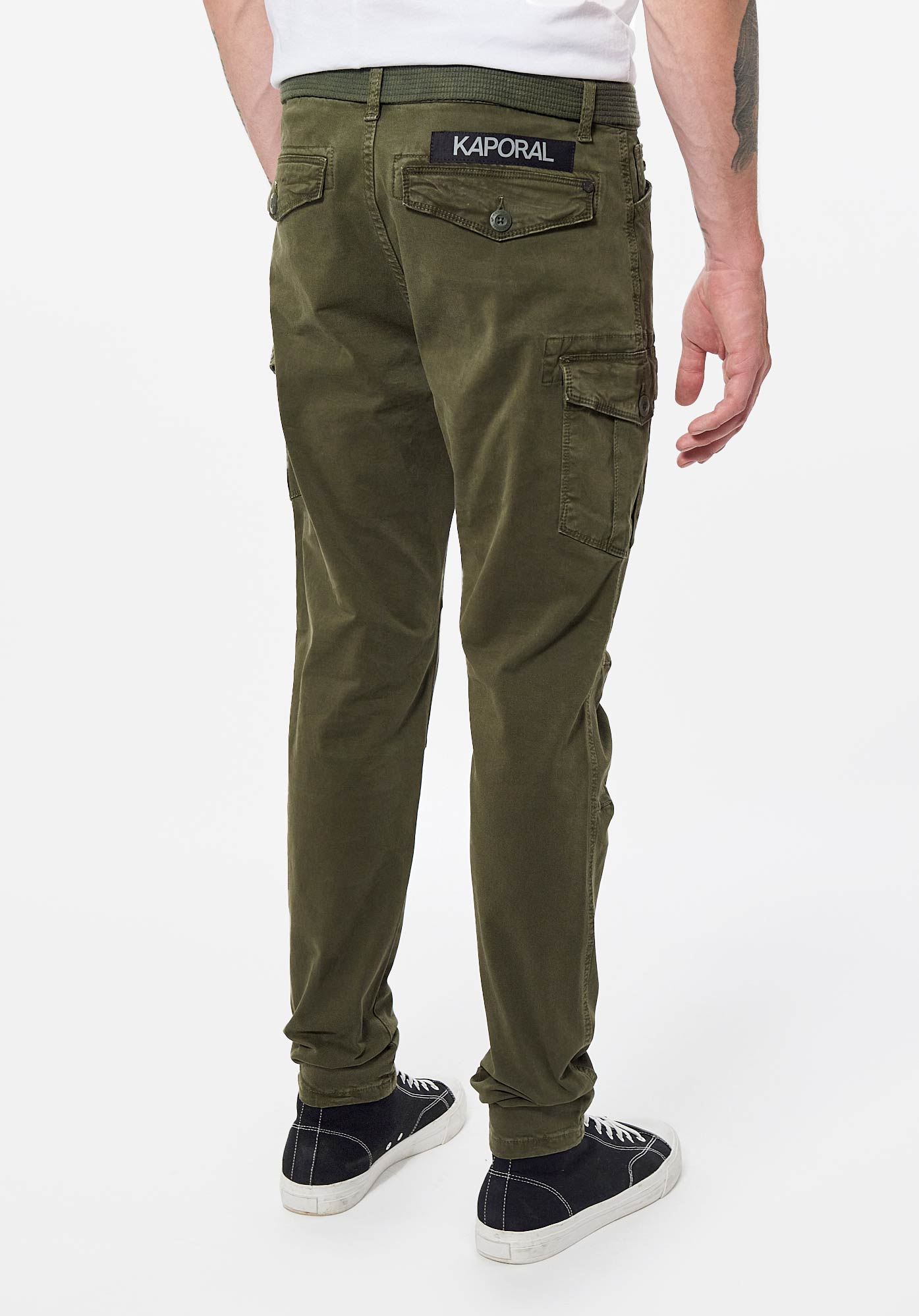 KALI   Jean kaki slim Homme