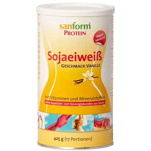 SANFORM Protein Sojaeiweiß Vanille Pulver  425 g  Pulver