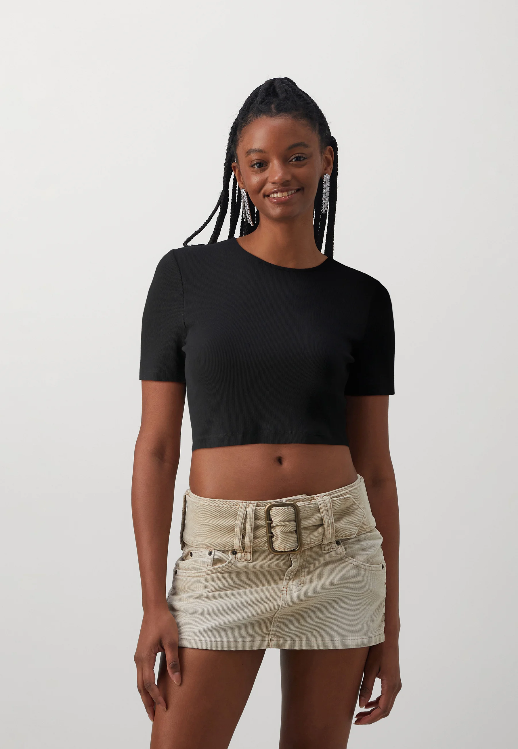 ONLY ONLRENE OPEN BACK HEART - Camiseta con estampado