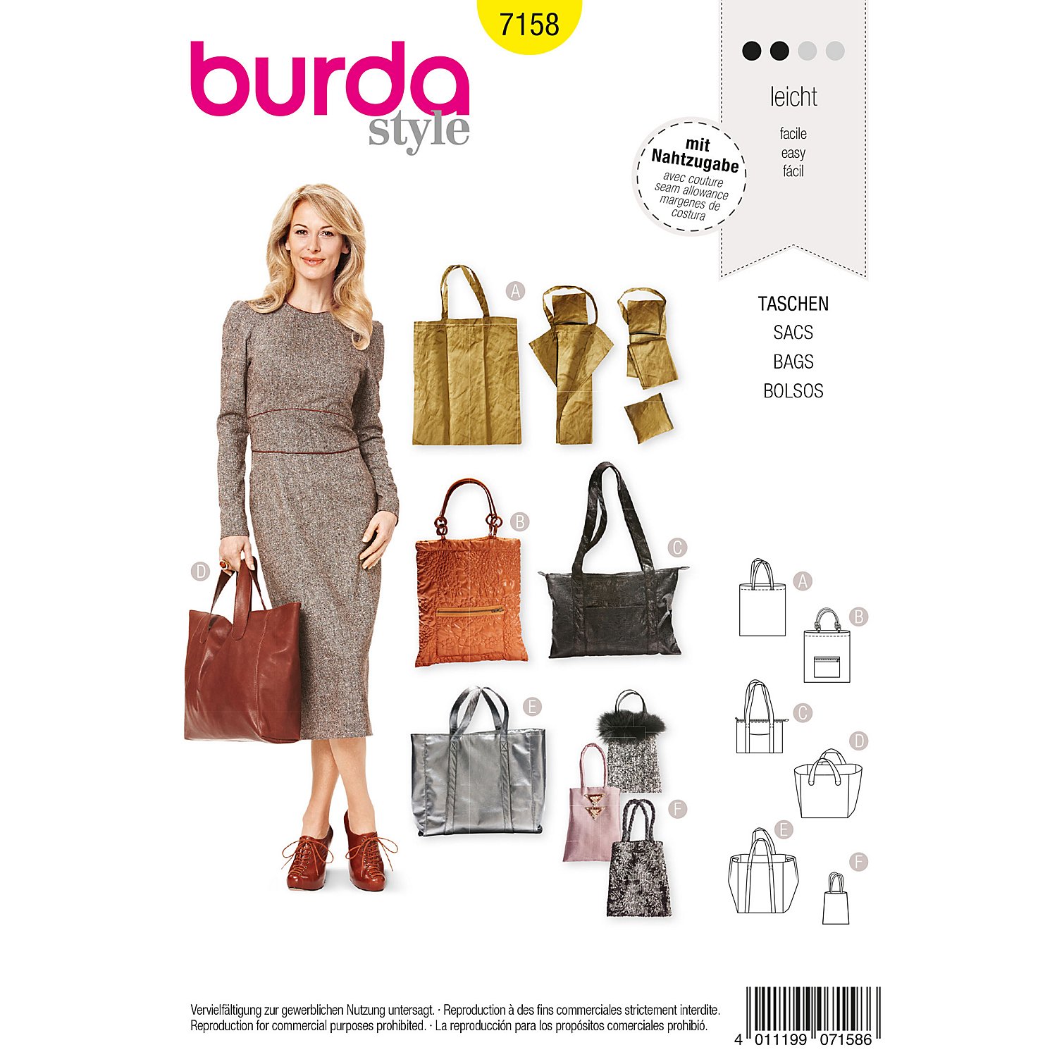 burda Schnitt 7158 