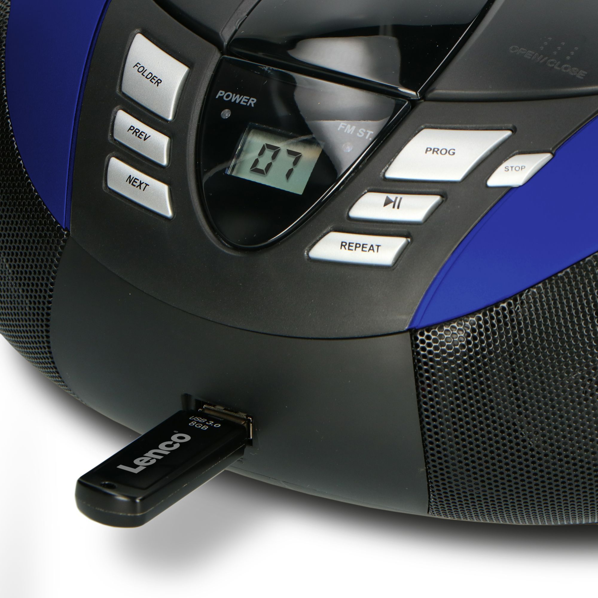 Lenco SCD-37 USB Tragbares FM-Radio
