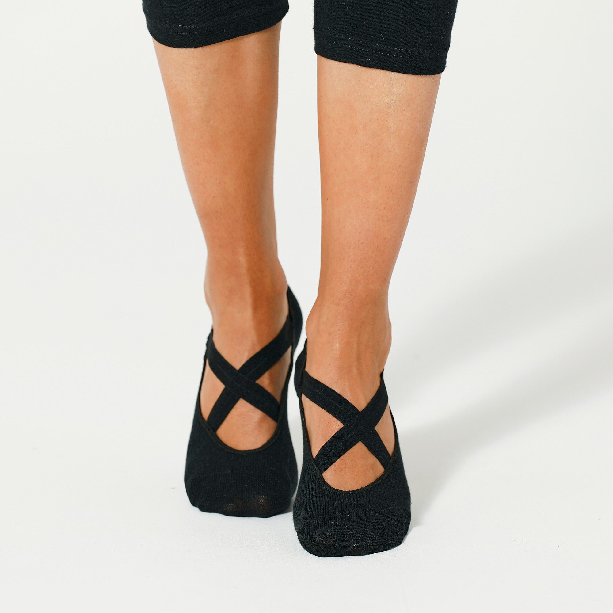 Chaussettes ballerines antidérapantes spéciales yoga