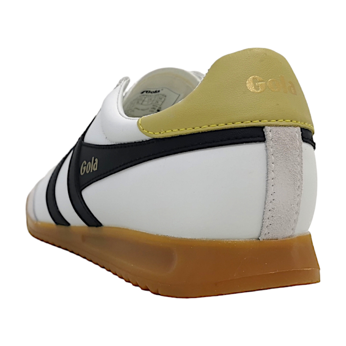 Gola Torpedo Leather CLB622 Weiß White/Black/Lemon
