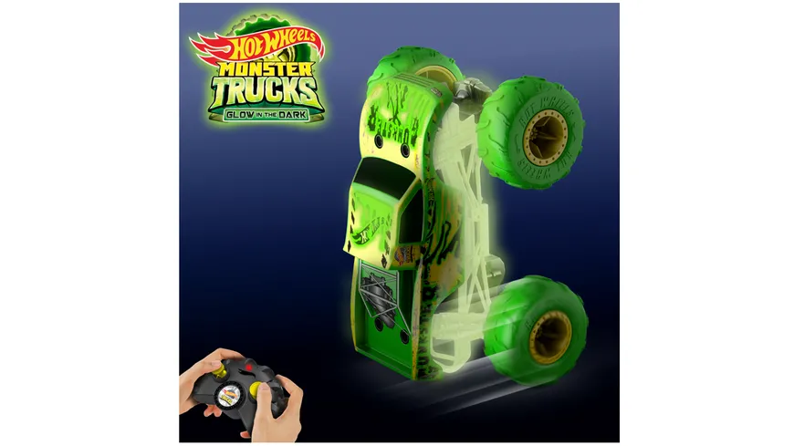 HOT WHEELS Monster Trucks 1:15 GUNKSTER ferngesteuertes Fahrzeug