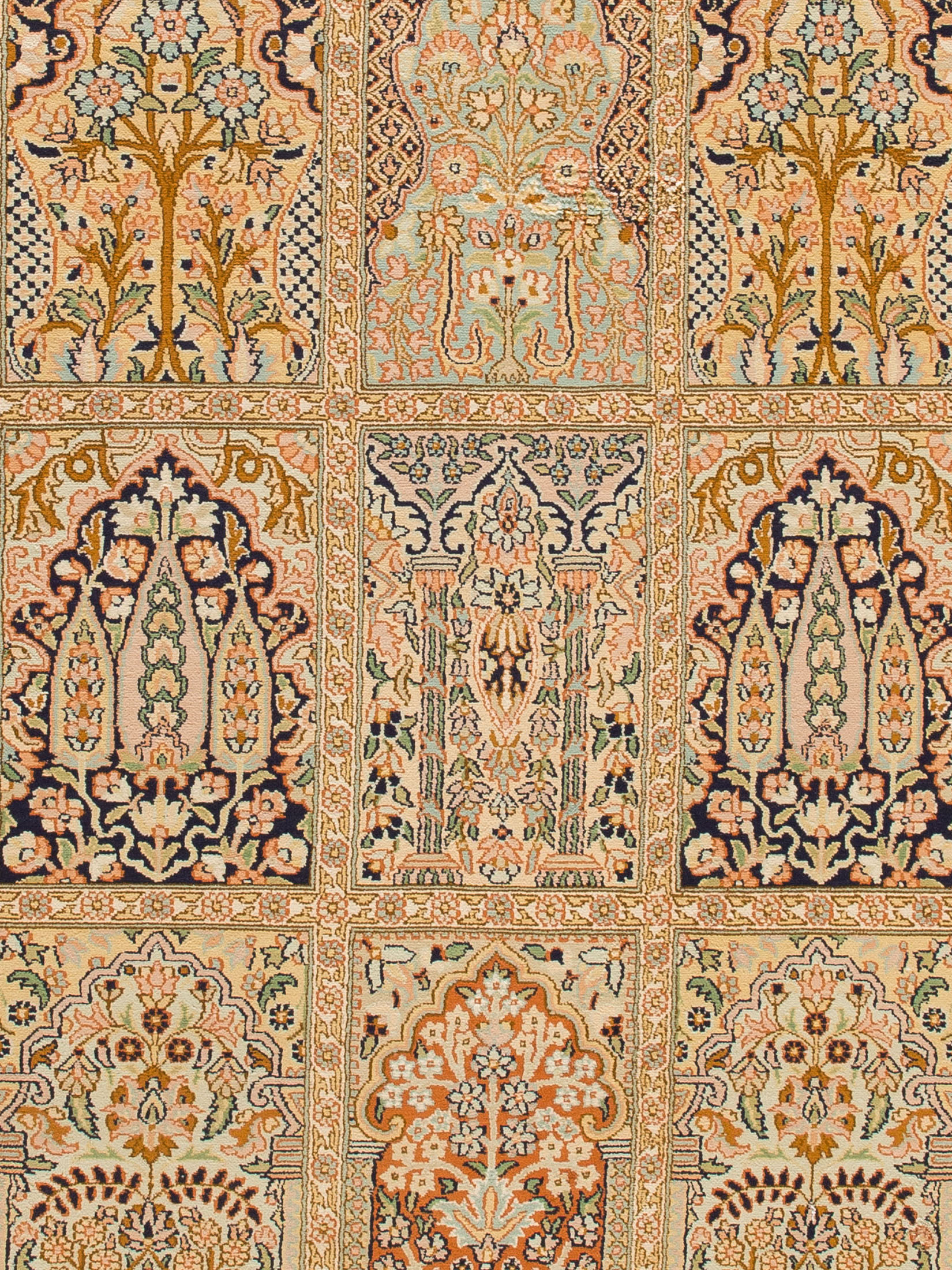 Kaschmir Seide 18/18 ca. 250 x 304 cm, Unikat / Einzelstück