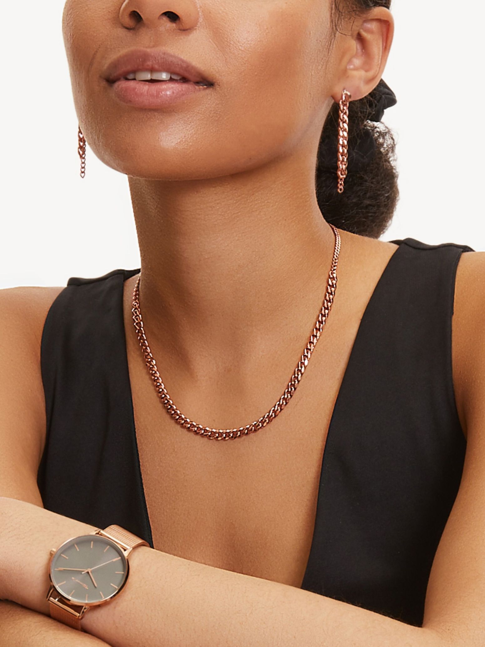 Collier - or rose