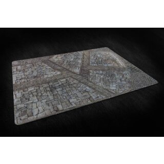 Cobblestone City 2.0 Matte 30x22 Zoll geeignet für Kill Team und Warcry