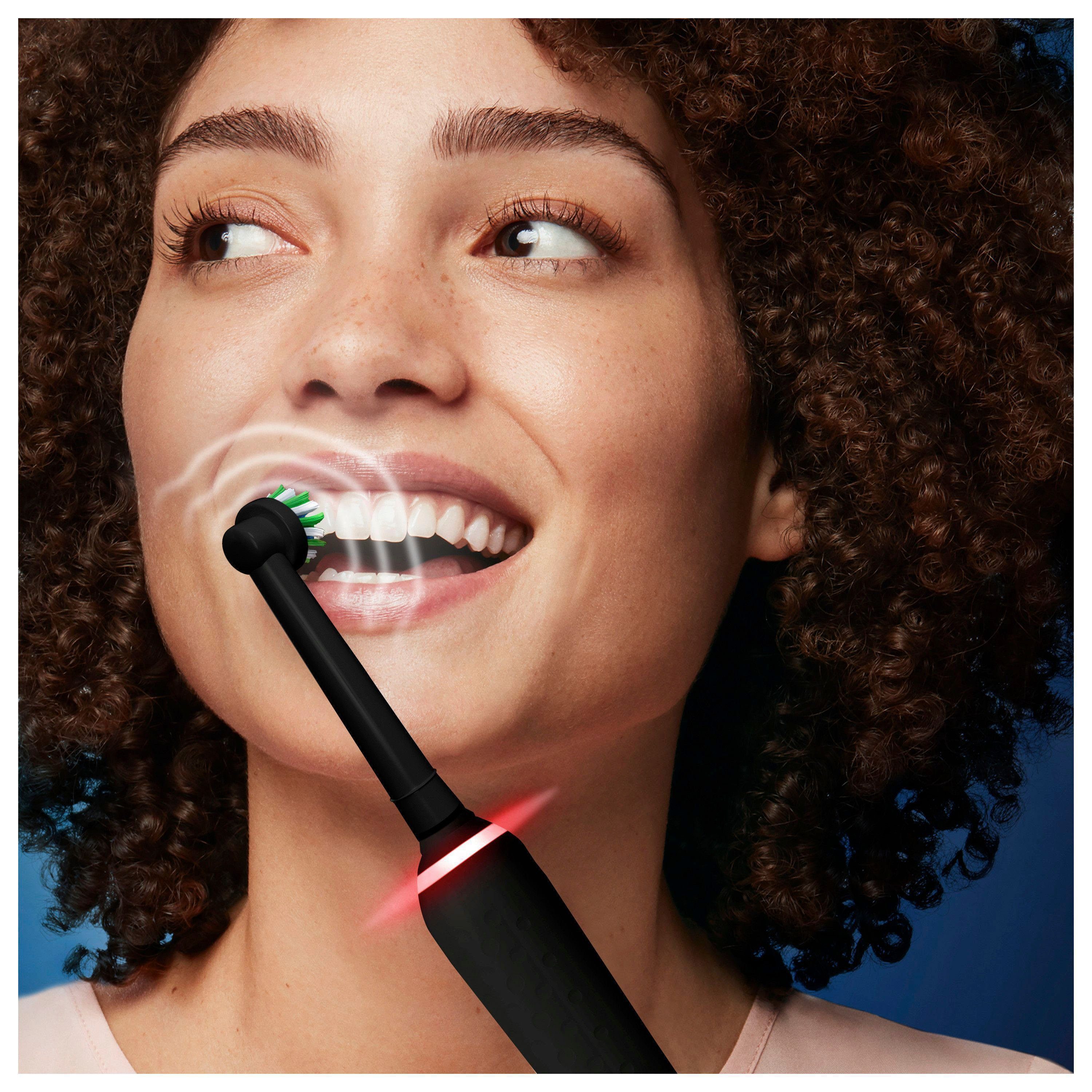 Oral-B Elektrische Zahnbürste PRO 3 3500, Aufsteckbürsten: 1 St., 3 Putzmodi
