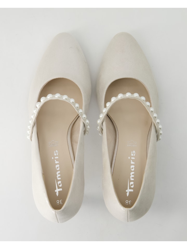 Tamaris Klassische Pumps in Silber günstig kaufen