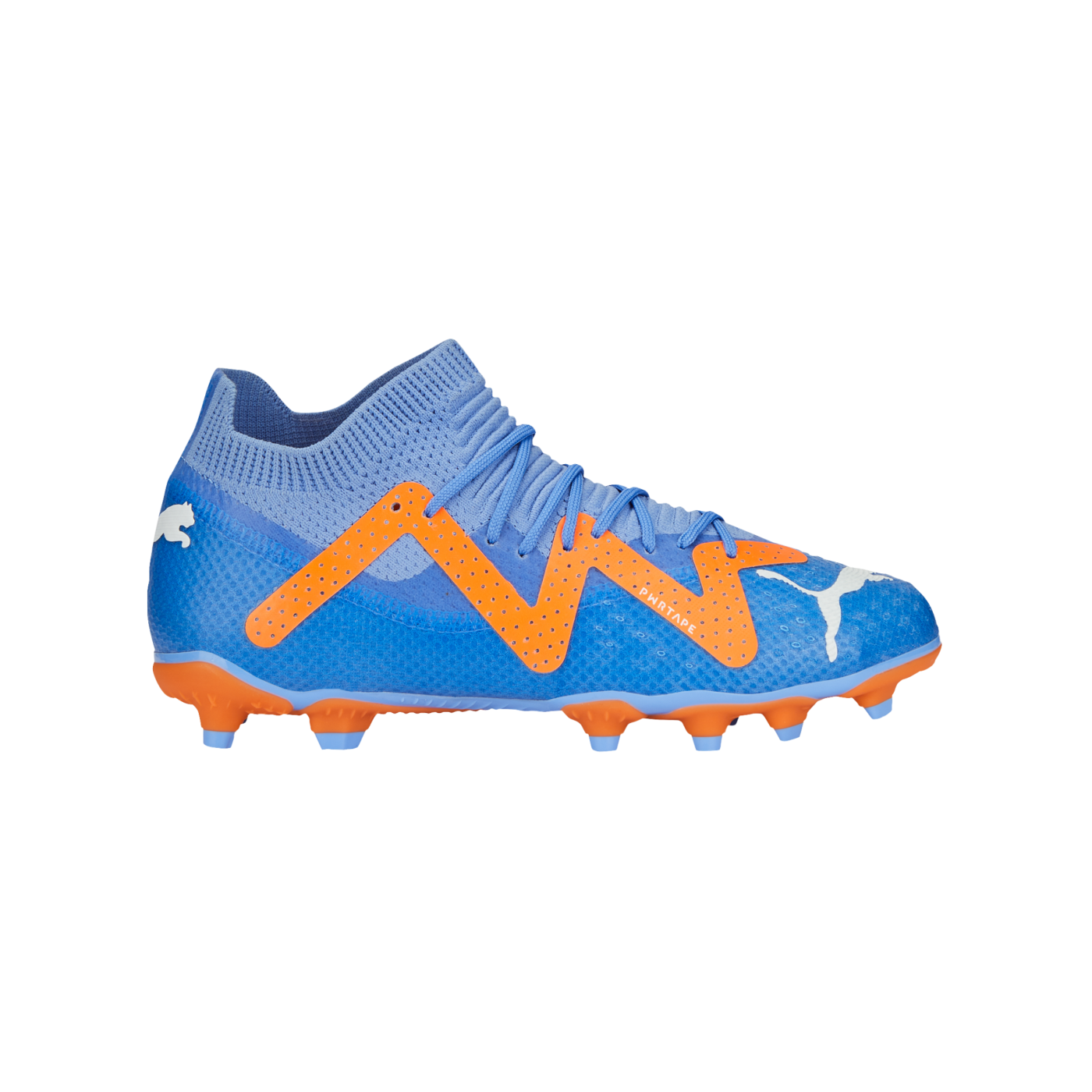 PUMA FUTURE Pro FG/AG Supercharge Kids Blau Orange F01
