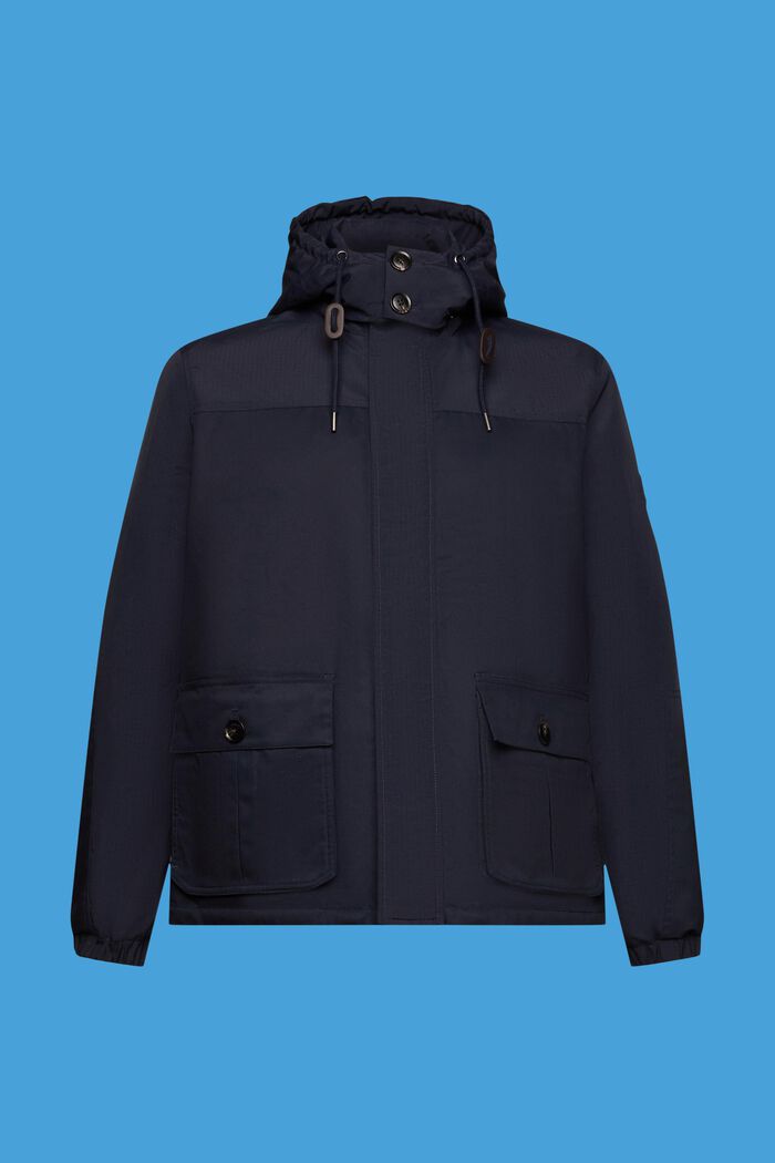 Utility-Jacke mit abnehmbarer Kapuze