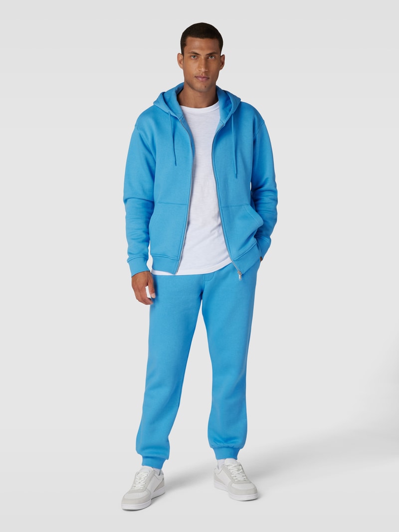 Sweatpants mit elastischem Bund in blau