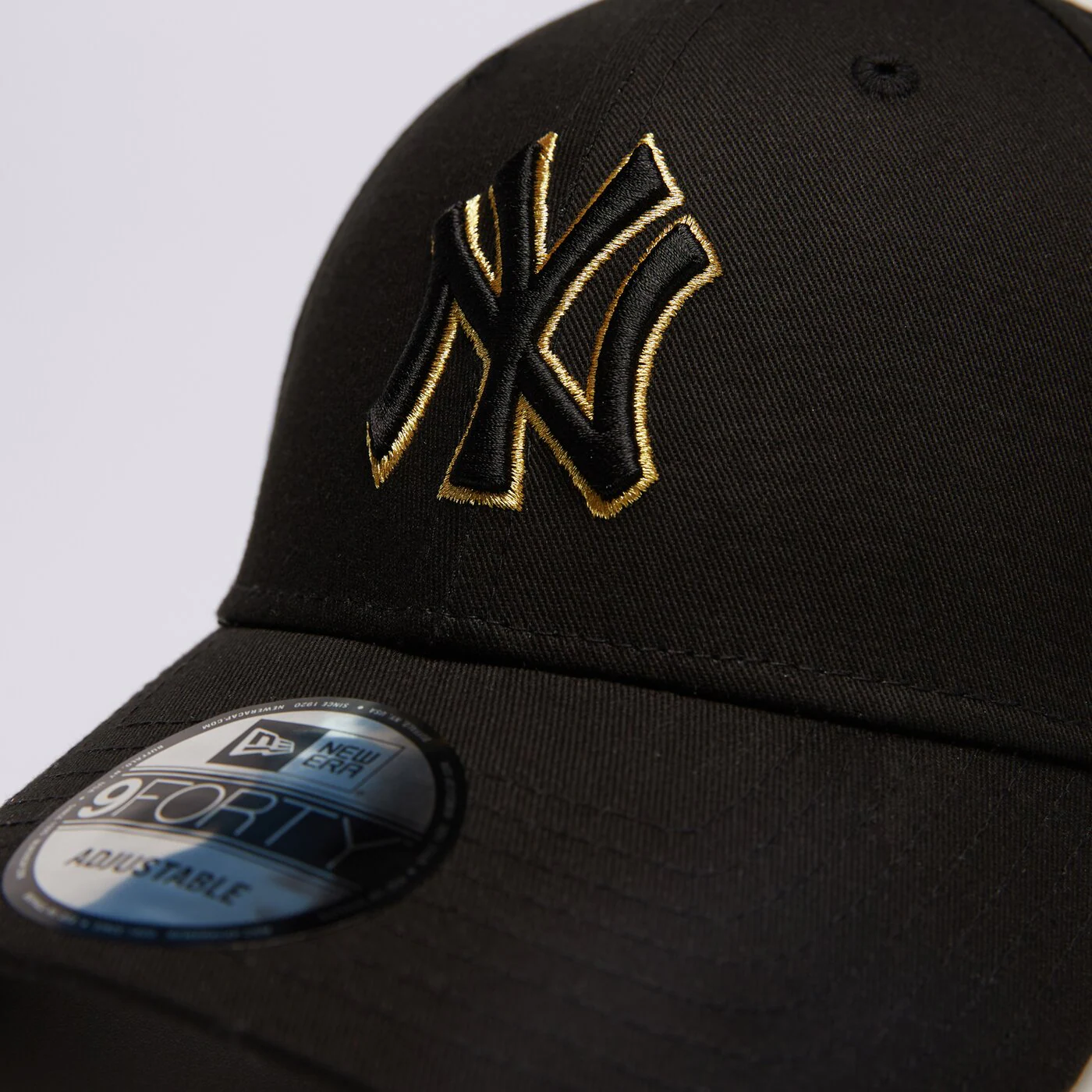 NEW ERA MÜTZE METALLIC OUTLINE 940 NYY NEW YORK YANKEES Schwarz