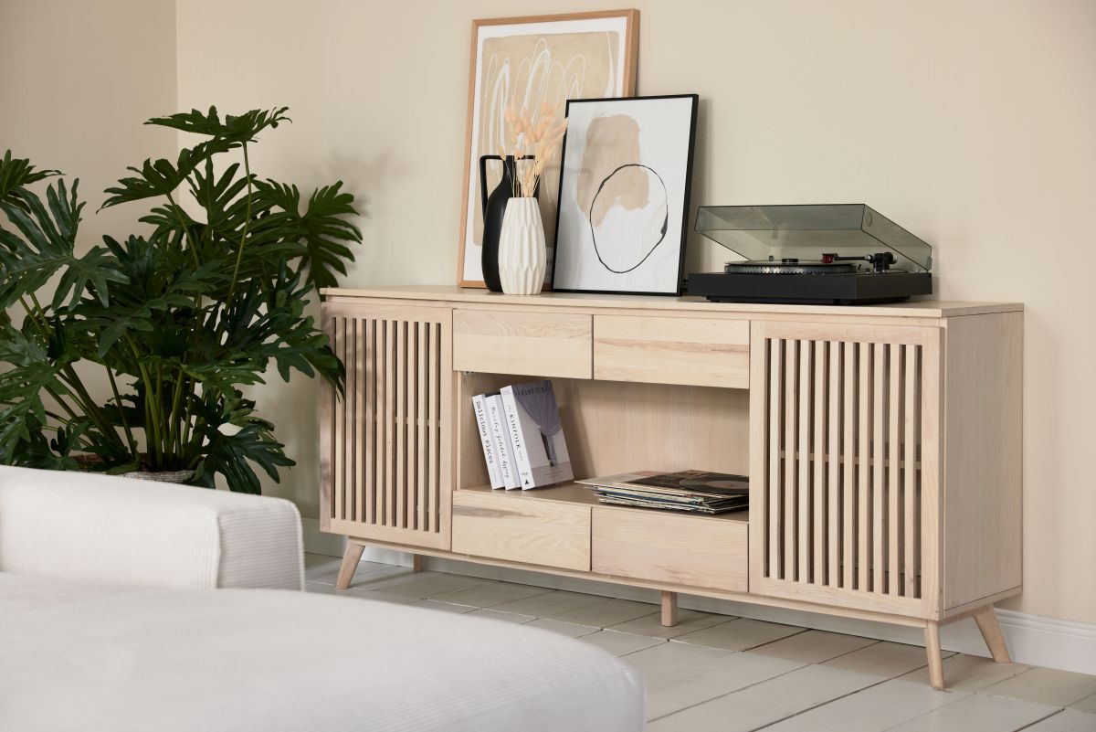 Roomio Sideboard No. 2000 Esche 180 x 80 cm