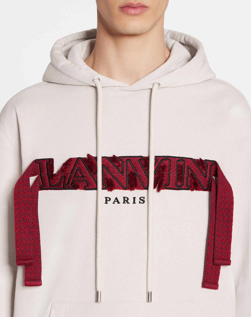 HOODIE OVERSIZE BRODÉ LANVIN CURB LACE