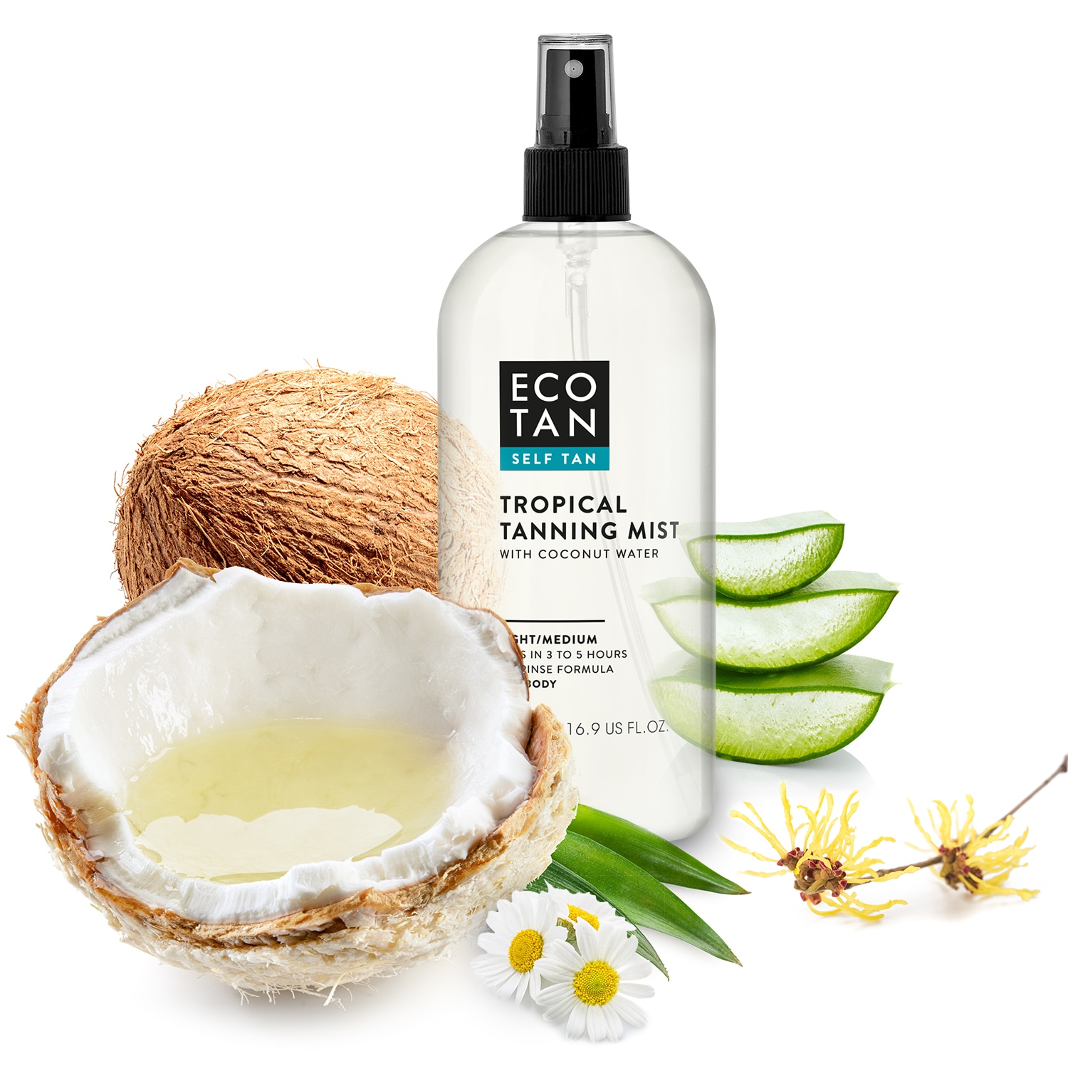 Tropical Bräunungsspray mit Kokoswasser