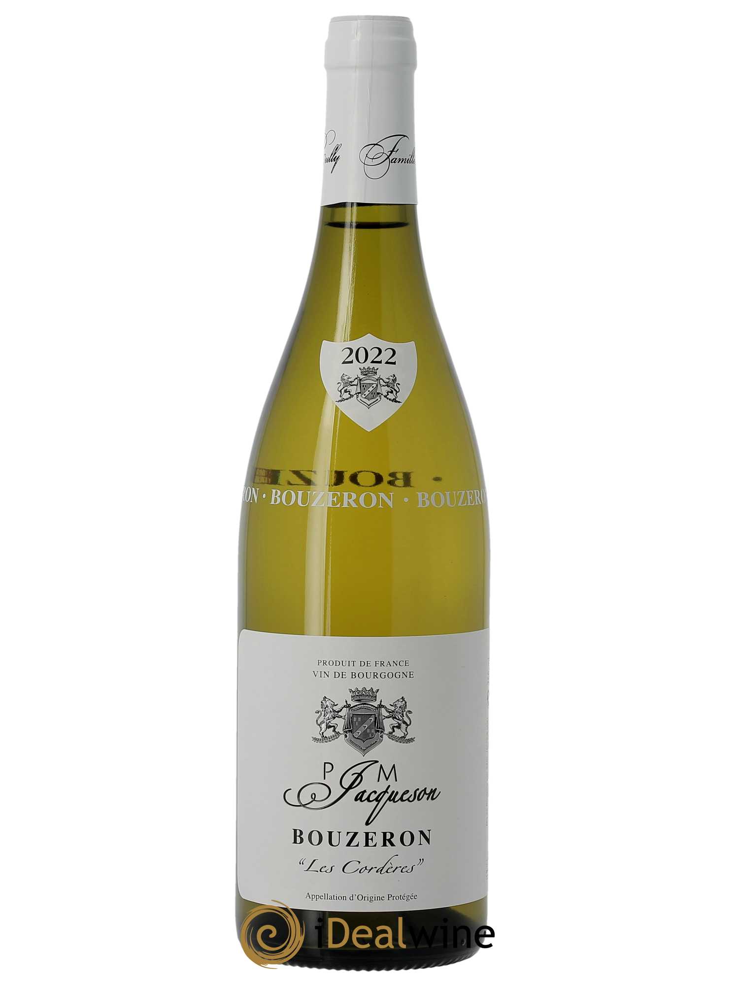 Bouzeron Les Cordères Paul & Marie Jacqueson  2022 - Lot de 1 Bouteille