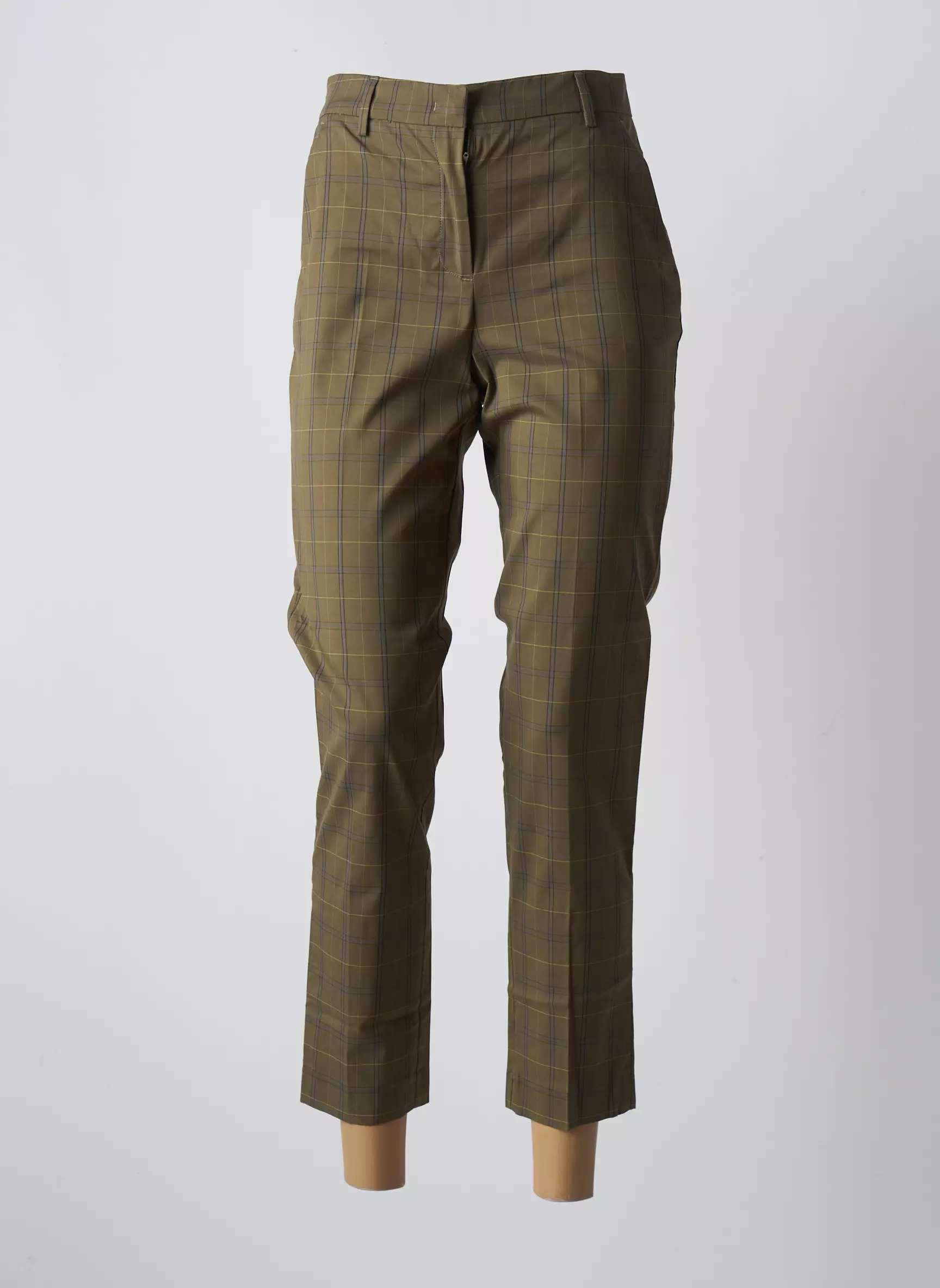 Essentiel Antwerp Pantalon7 8 Femme couleur vert
