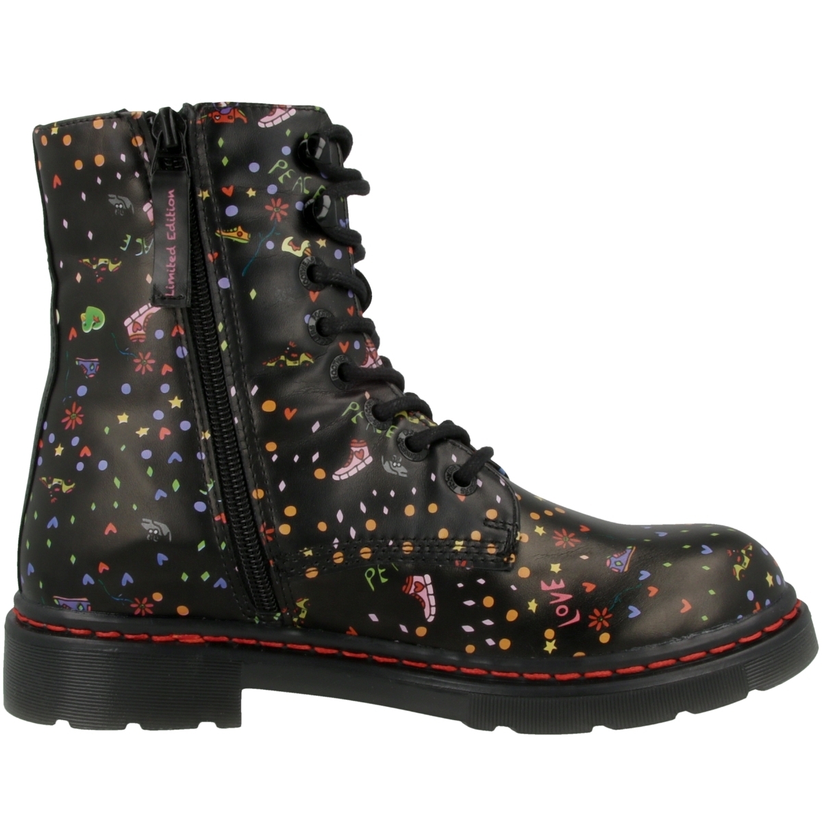 Dockers by Gerli 45TS201 X Art Limited Edition Schnürboots schwarz