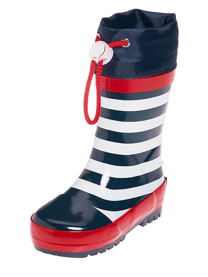 Playshoes Gummistiefel in Dunkelblau/ Weiß günstig kaufen 28/29