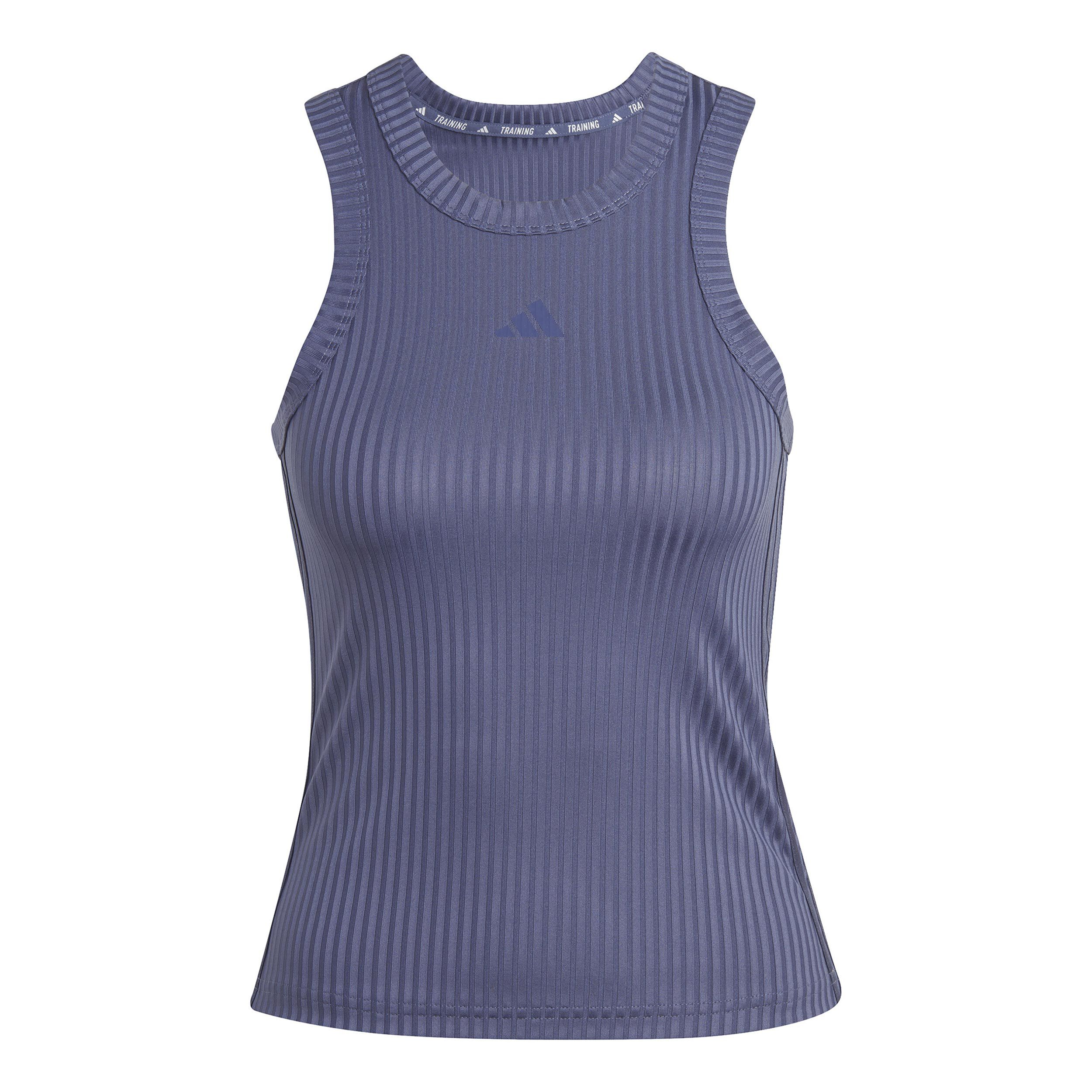 All Gym Seasonal Rib Tank-Top Damen - Blau