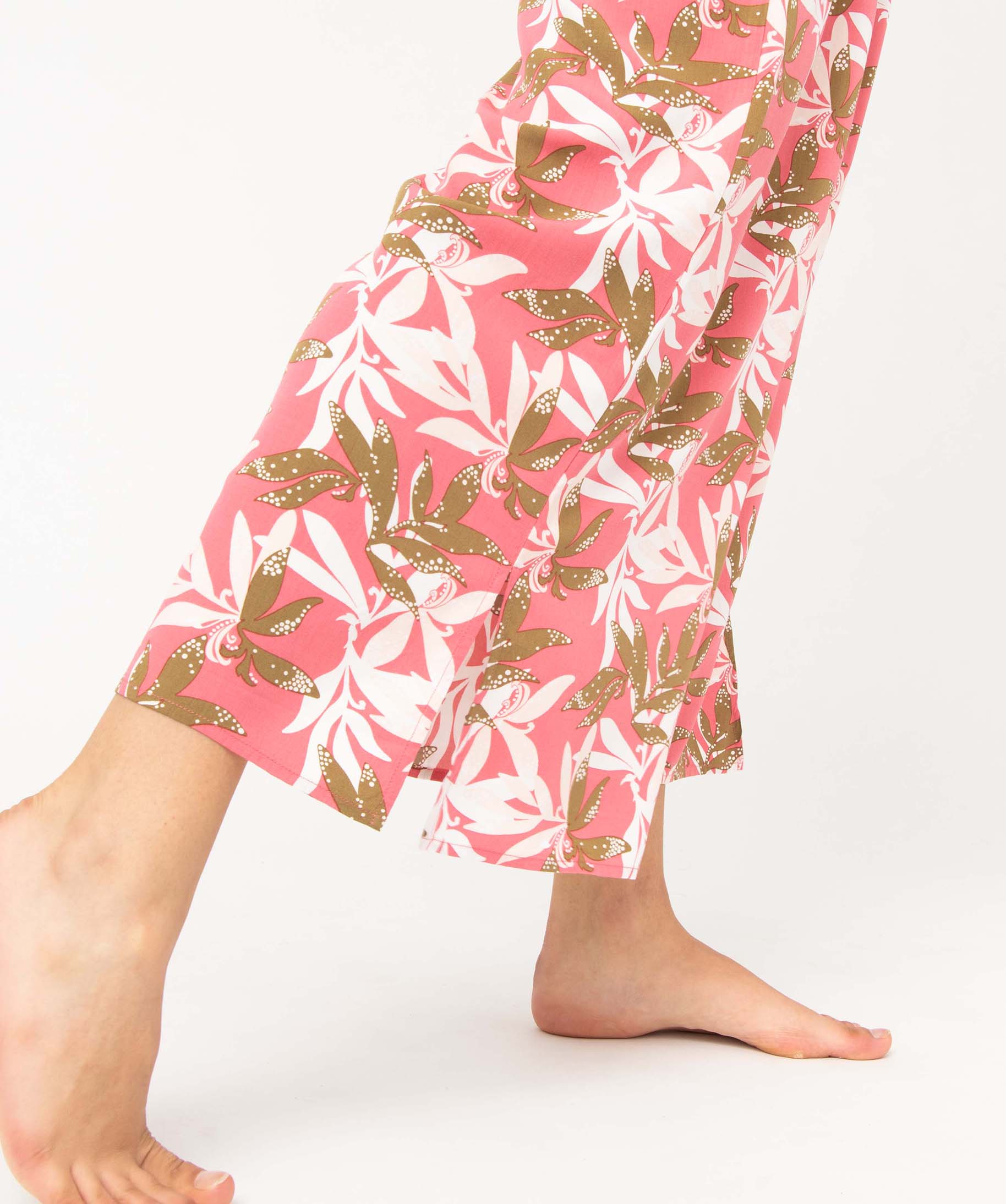 Pantalon de pyjama fluide imprimé femme imprime | GEMO