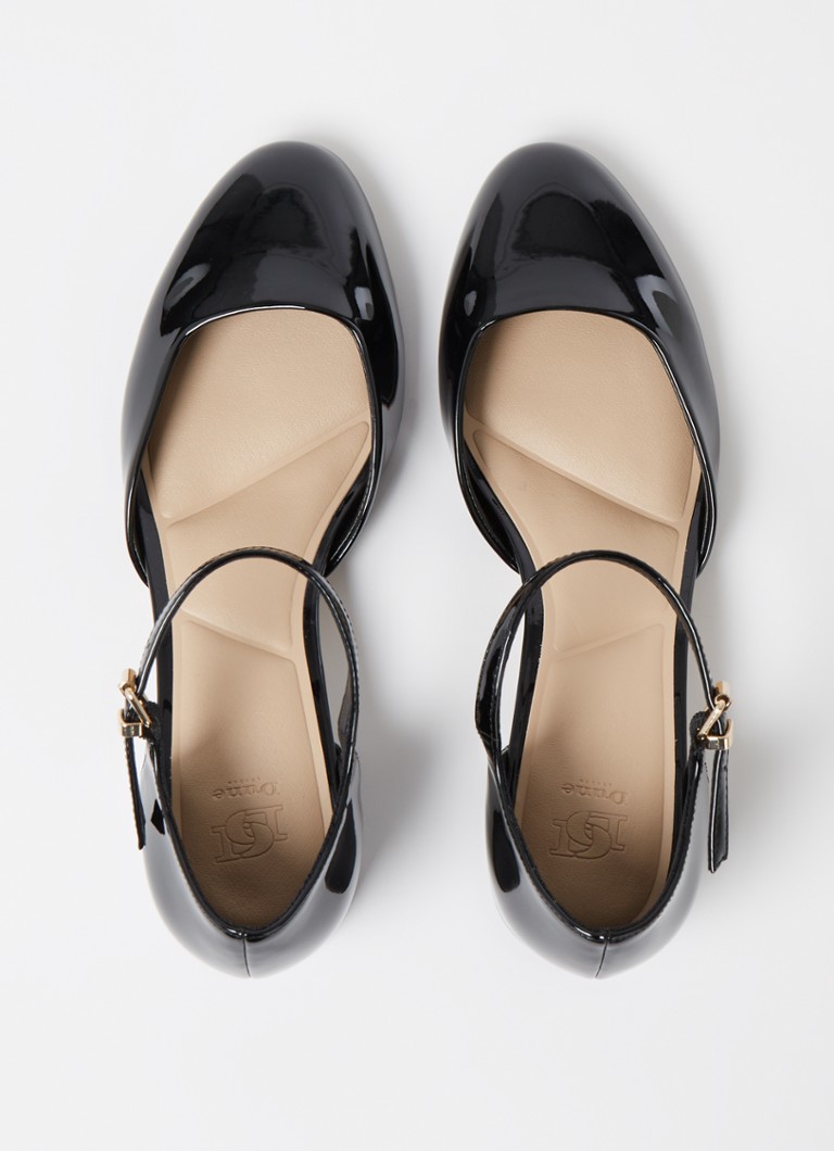 Dune London Dominos pumps med lakkfinish