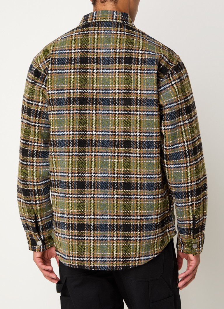 Carhartt WIP Stroy majica s kariranim uzorkom i logotipom
