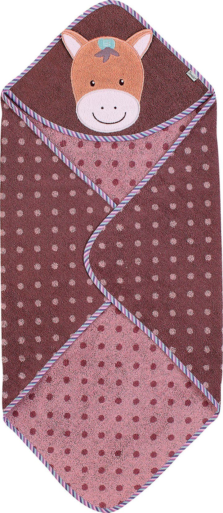 Sterntaler® Kapuzenhandtuch Pauline, Frottee (1-St), mit Kapuze