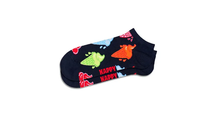 Happy Socks Unisex Sneaker Socken Ice Cream Navy