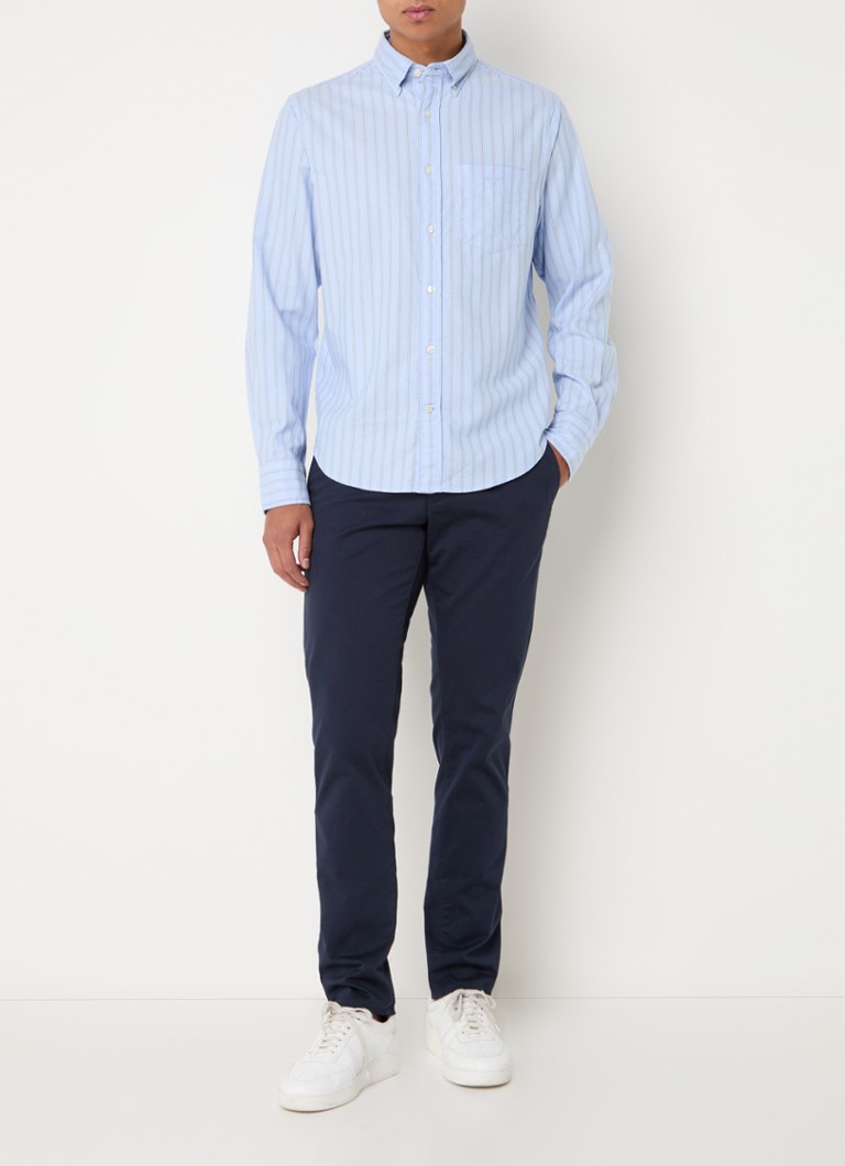 Πουκάμισο Gant Regular Fit με ριγέ τύπωμα και τσέπη στο στήθος