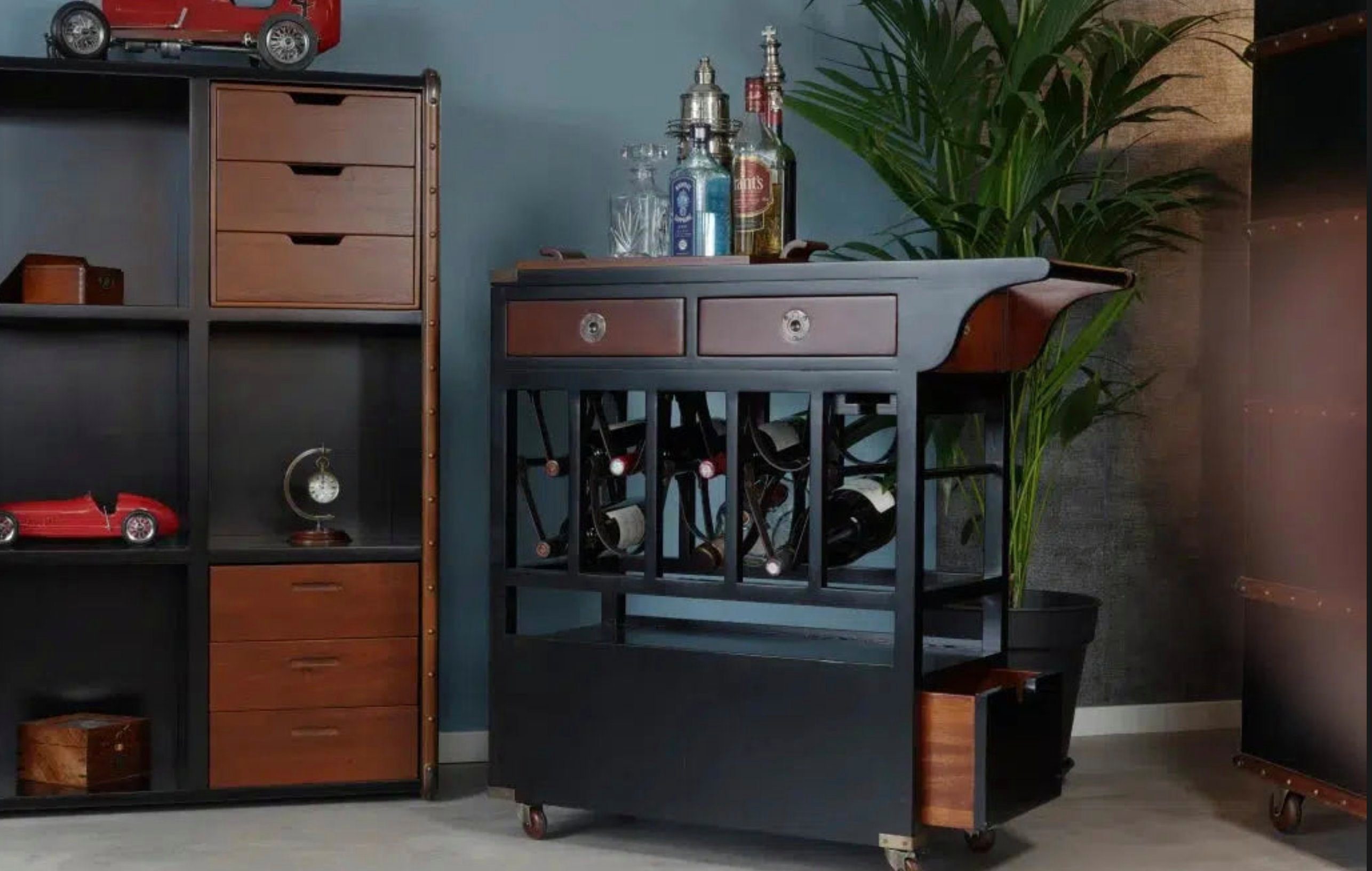 AUTHENTIC MODELS Barschrank Bartrolley Barwagen
