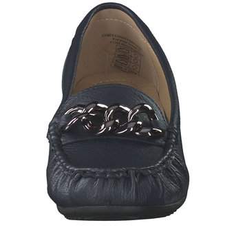 smiling for feet Mokassin in blau