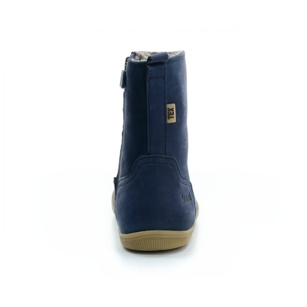 Koel4kids Eleanor TEX Wool Blue 07T020.207-110 mit Wolle gefütterte Barfußhalbstiefel