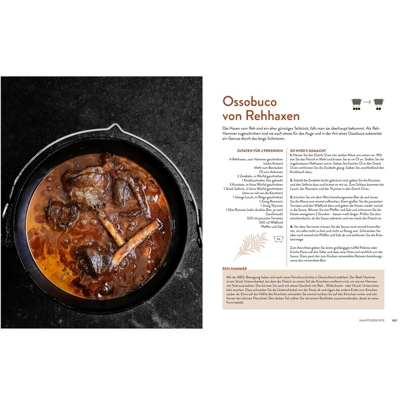 HEEL Verlag Buch: Wild im Dutch Oven