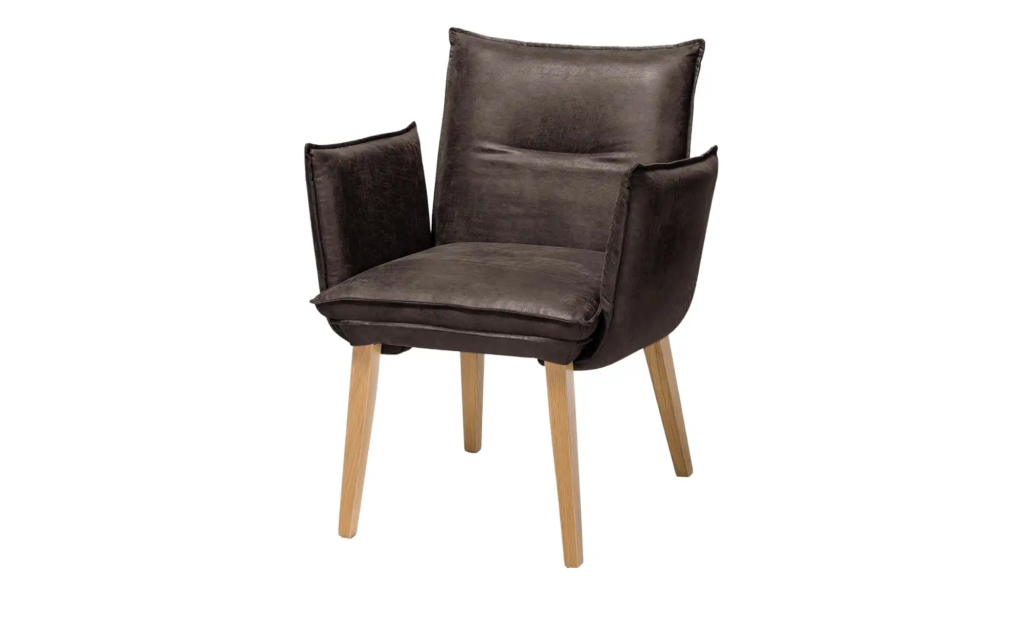 Woodford Polsterstuhl in Leder-Optik Sunna