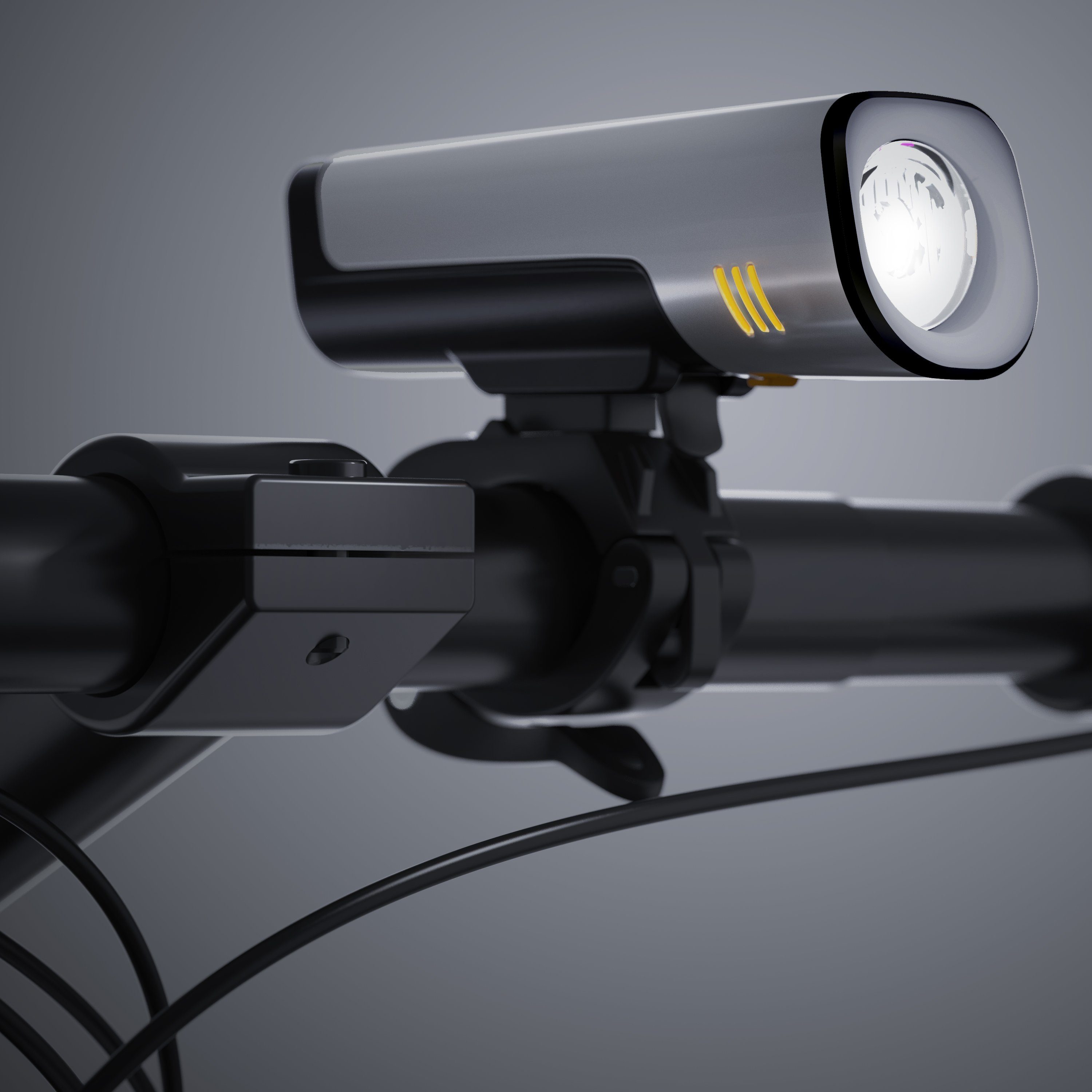 Aplic Fahrradbeleuchtung, StVZO Fahrradlampenset, 2600mAh Frontlicht & 180mAh Rücklicht, 40 Lux